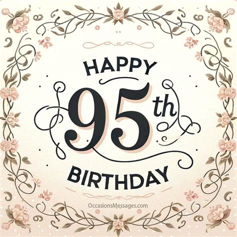 HAPPY 95th BIRTHDAY TO .